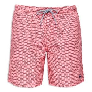 TED BAKER LONDON Atlantic Geo Print Swim Trunks BN